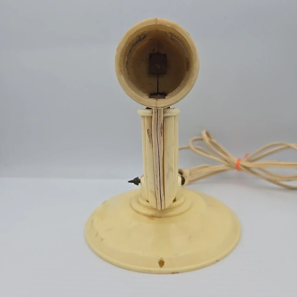 Vintage Art Deco Crescent Shaped Table, Desk or Wall‎ Mount Light 8.25